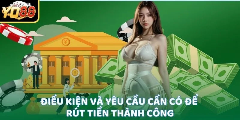 Điều kiện và yêu cầu cần có để rút tiền thành công